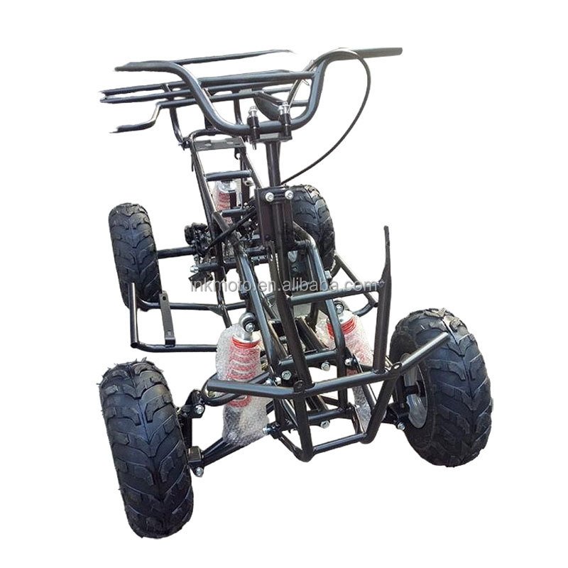High Quality Motor Electric Go Kart ATV UTV Quad Dune Buggy Body Frame Parts With 6 Inch Wheels