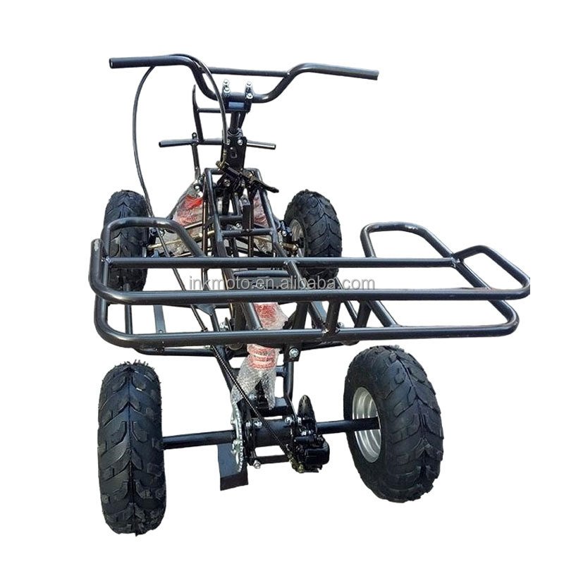 High Quality Motor Electric Go Kart ATV UTV Quad Dune Buggy Body Frame Parts With 6 Inch Wheels
