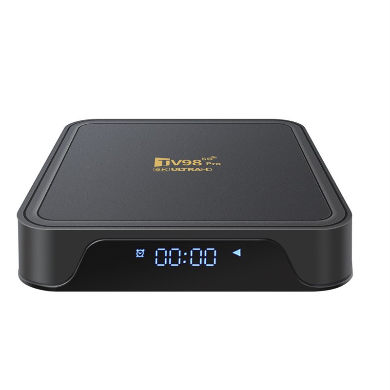 TV98 PRO ATV Android 14 Smart TV Box Ultra HD 8K Allwinner H313 2GB 16GB Dual Band 5GWiFi BT Voice Remote Control Set Top Box