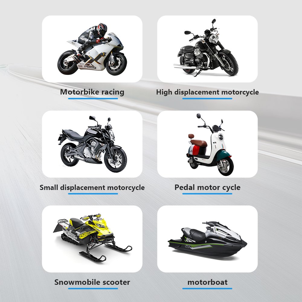 RDJ 12V 3.5Ah 12V 6AH Lithium Motorcycle ATV LiFePO4 Battery YTX4L-BS/YTX5L-BS Powersports Battery Built-in BMS