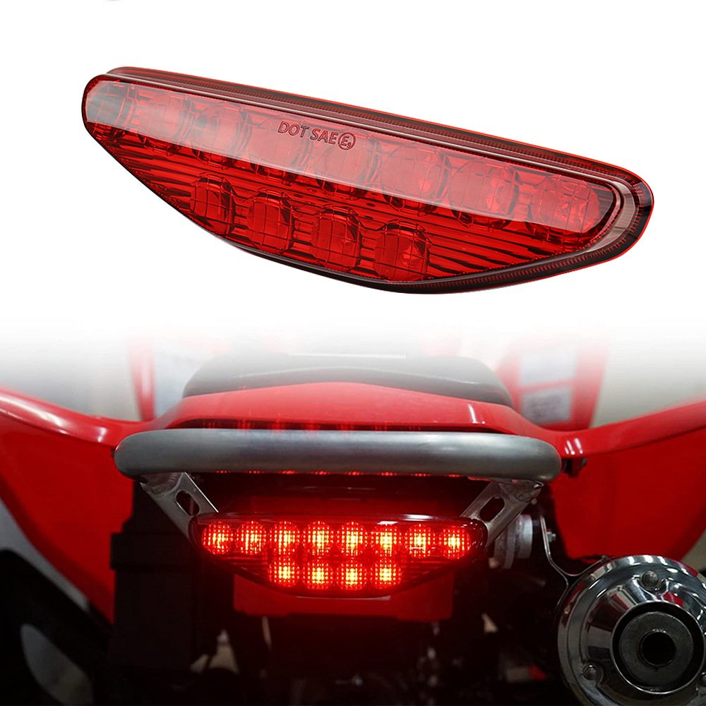 Red Led Rear Brake Tail Light Stop Lamp Fit for Honda Trx450R 2006-2009/Trx450ER 2006-2014 RED Color Brake Lamp 33700-HP1-601