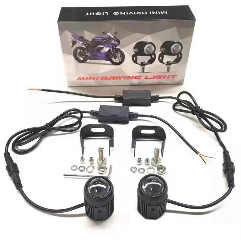 2pcs 1.3'' LED Driving Lighting New Auxiliary Fog Lamp Motorcycle Lights Led for Polaris Yamaha Can ATV UTV Moto Bike UTV UTV