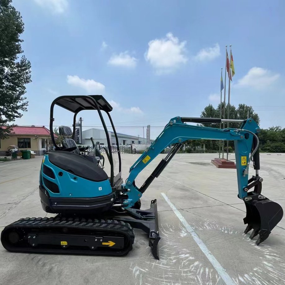 Free Shipping New Farm Home Multi-Functional 3.5 Ton Diesel Crawler Mini Small Excavator With Accessories