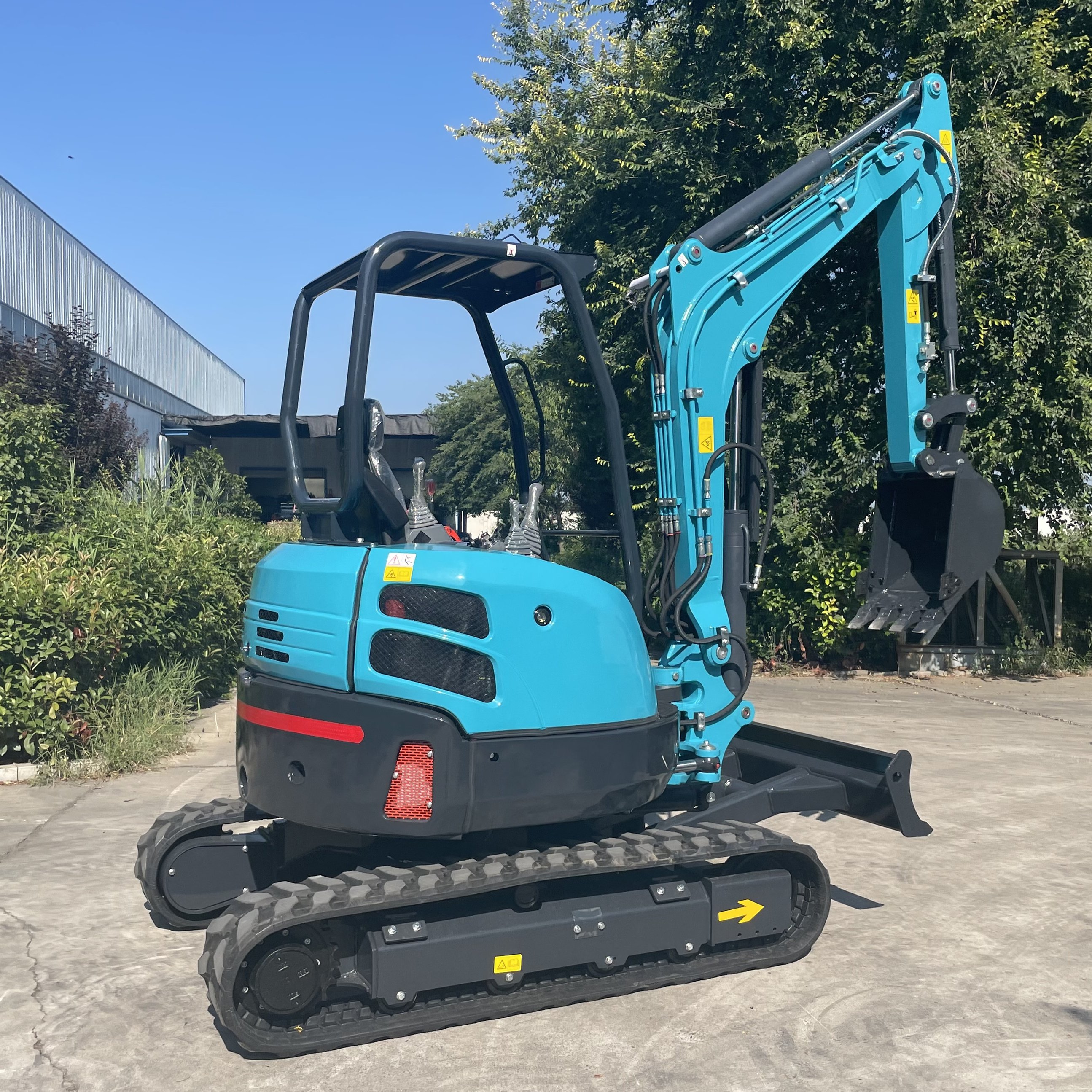 Free Shipping New Farm Home Multi-Functional 3.5 Ton Diesel Crawler Mini Small Excavator With Accessories