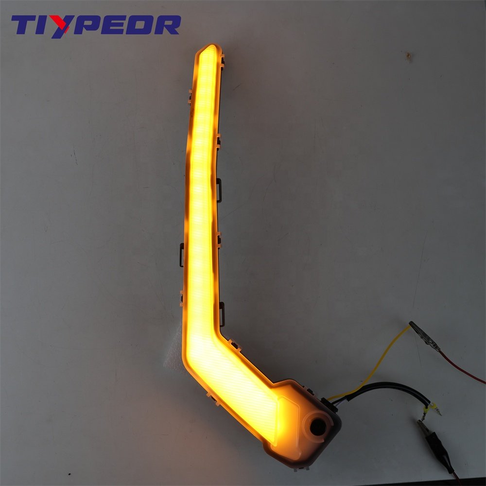 TIYPEOR Dynamic Signature Turn Signal Light Led Flowing Eyebrow Lights for Can Am Maverick X3 Turbo R XRC 2017-2018
