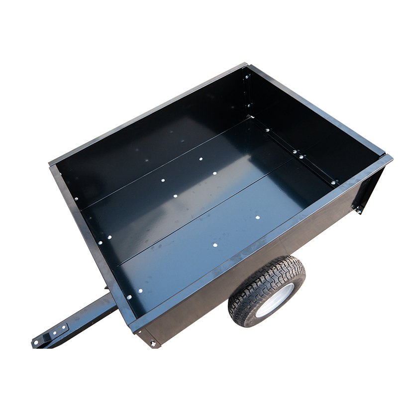 Utility Garden Towed Atv Dump Trailer Cart Yard Trolley Tractor Wagon Atv Wheelbarrow Trailer