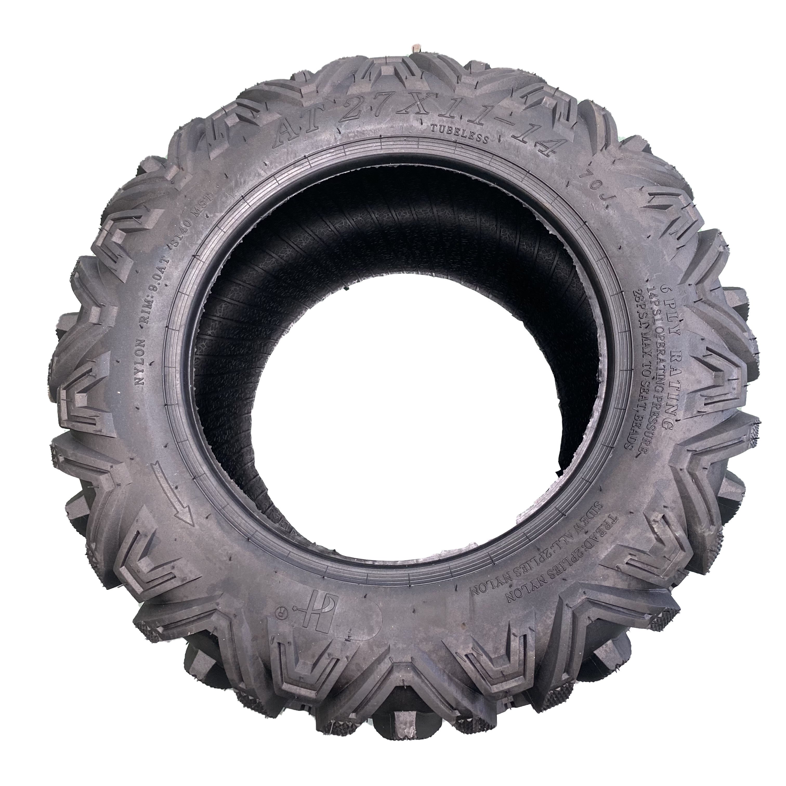 Professional Manufacturer 27x11-14 Inch ATV Tire for Sale Tubeless All Terrain