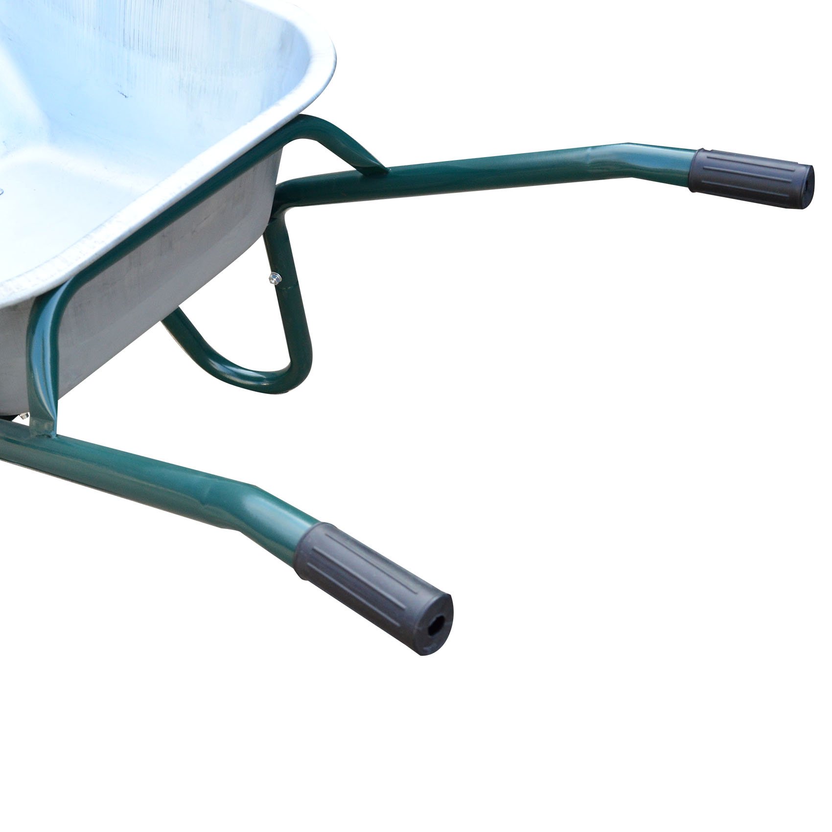 160L/200L Outdoor Function Double Wheels Galvanized Steel Home Garden Cart Commercial Wheel Barrow Wheelbarrow