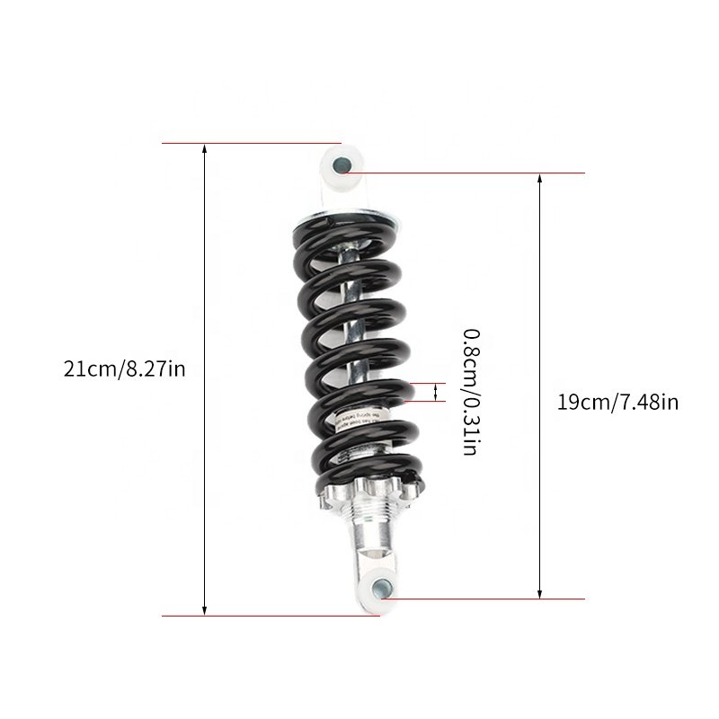 190mm 1200LBS Motorcycle Rear Shock Absorber for 50cc 70cc 90cc 110cc 125cc Dirt Bike ATV Kart Motorcycle Shock Shock Strut