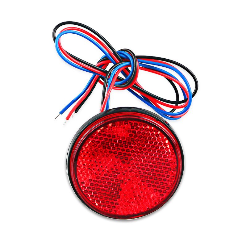 ATV License Plate Lamp Rear Position Light Rear Reflector LED Tail Lamp for Motorcycles Motorbikes