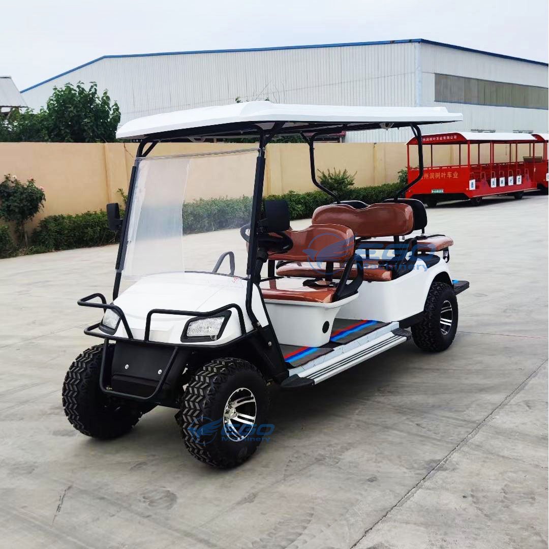 4/6-Seater Electric Club 60V100Ah Lead Acid Battery Golf Cart Buggy Cart with High Comfort Easy to Operate Electric Golf Carts