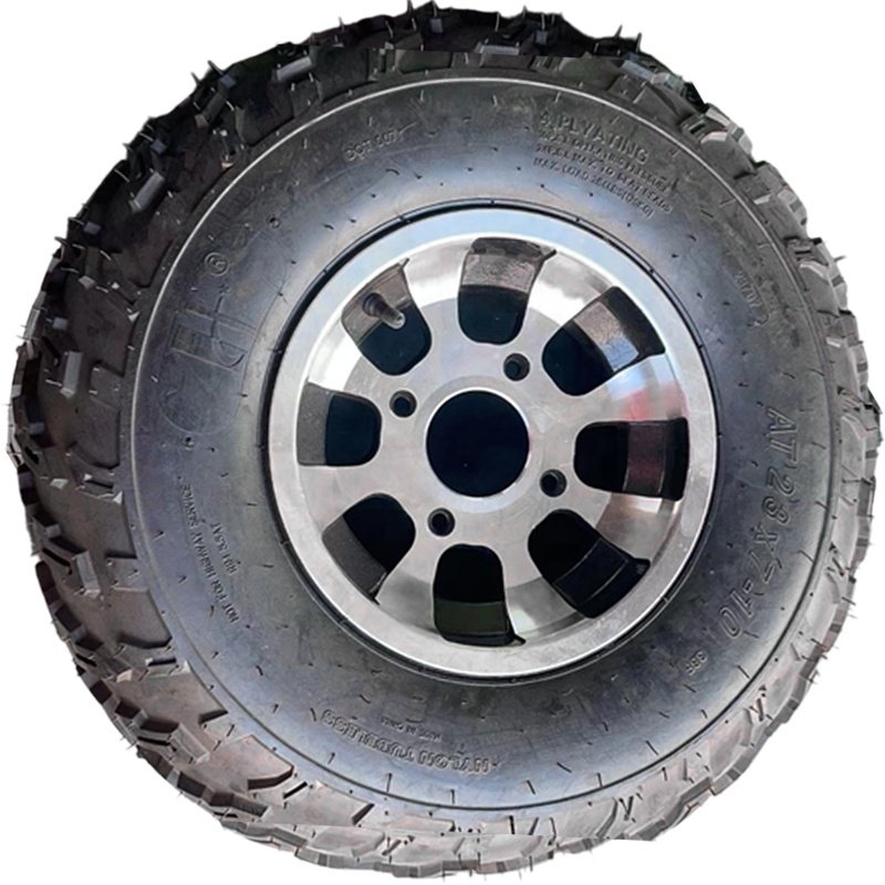 10 Inch Alloy Factory Direct Sales of ATV Accessories Front and Rear Tires Rims 23X7-10 22*10-10 ATV/UTV Snow Aluminum Tires