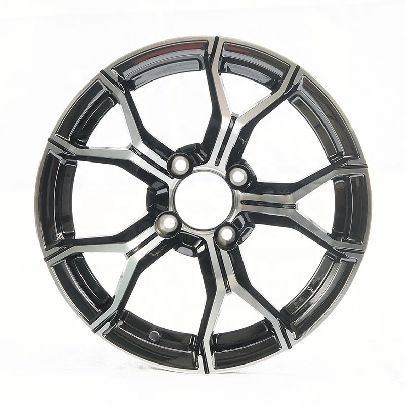 New Style Model 14"x7" Alloy Wheel Rims 14inch Black Powder Coated Hubs for ATV /UTV /GO KARTS/GOLF CARTS 23x10.5-14 Tire