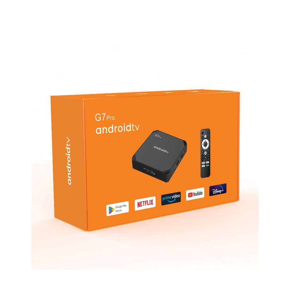 Factory Supply Android 11.0 ATV Best Tv Box G7 PRO BT 4.2 Wifi 2GB DDR 16GB Set Top Digital Tv Box Android Certificado