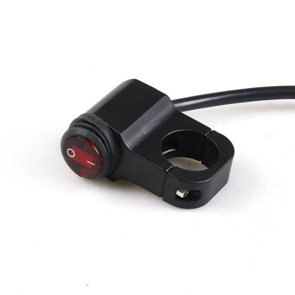 Motorcycle Aluminum Alloy Handlebar Headlight ON/OFF Button Light Switch Motor Accessory Without Pilot Lamp