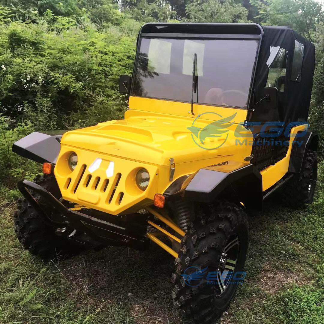 High Speed Mountain Climbing Mini jeep Four Wheel Mini jeep 300cc Off Road Adult Electric jeep for Sale
