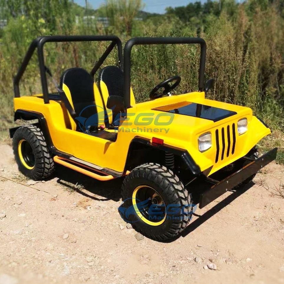 High Speed Mountain Climbing Mini jeep Four Wheel Mini jeep 300cc Off Road Adult Electric jeep for Sale