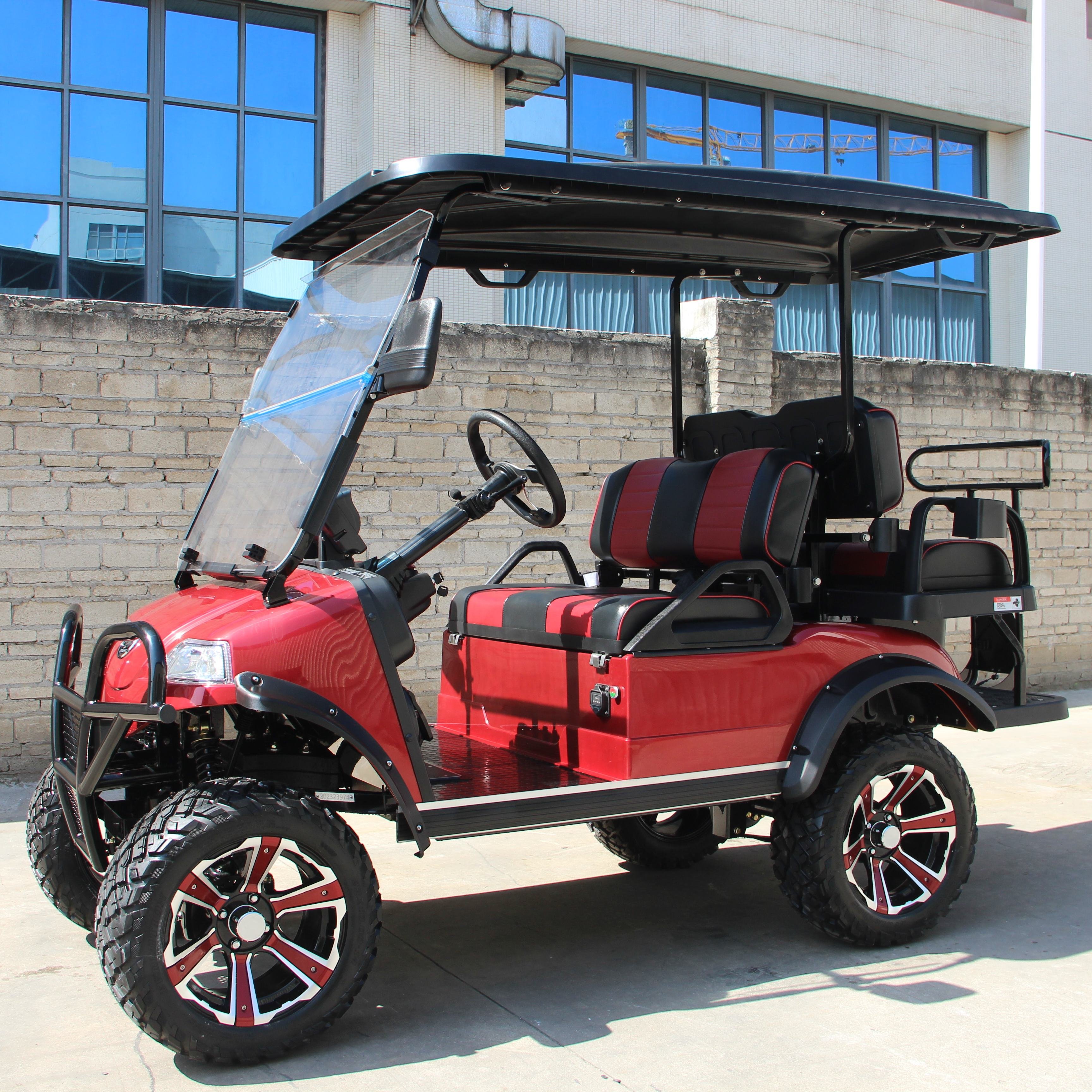 2025 New 4 Seater Gas Power Off Road Buggy for Sale Luxury 48V HDK EVOLUTION Go Kart Electric Golf Cart