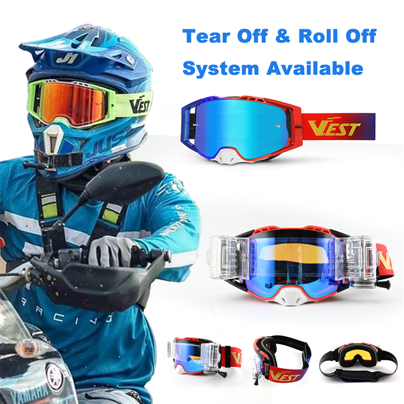 Custom MTB Mountain Bike Mx DH Moto Racing Goggles Googles ATV Dirt Bike Motorcycle Goggles Motocross Goggles