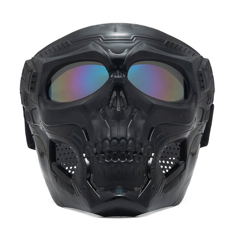 Motorcycle Helmet Riding Goggles Glasses Skull Face Mask Helmet Dirt Bike ATV Goggles Riding Goggles Face Mask