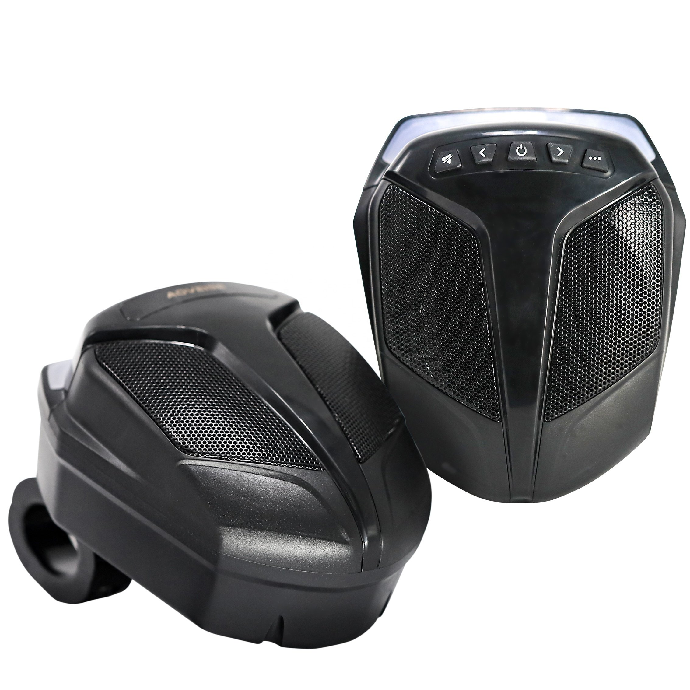 Factory High Quality 4inch Large Power ATV/UTV Audio Speakers IP4 Waterproof Motorcycle Stereo FM BT Mp3 Player Steering System