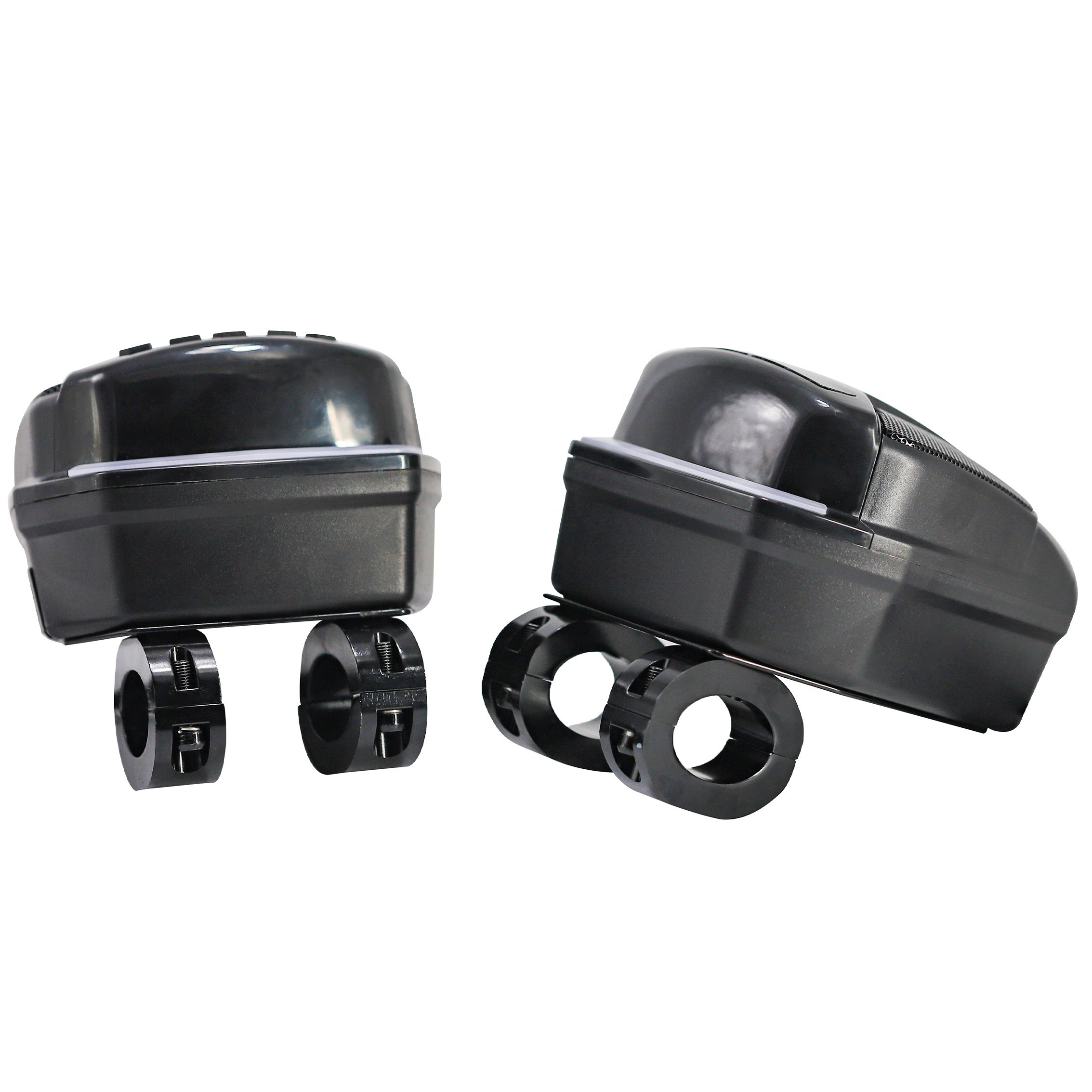 Factory High Quality 4inch Large Power ATV/UTV Audio Speakers IP4 Waterproof Motorcycle Stereo FM BT Mp3 Player Steering System