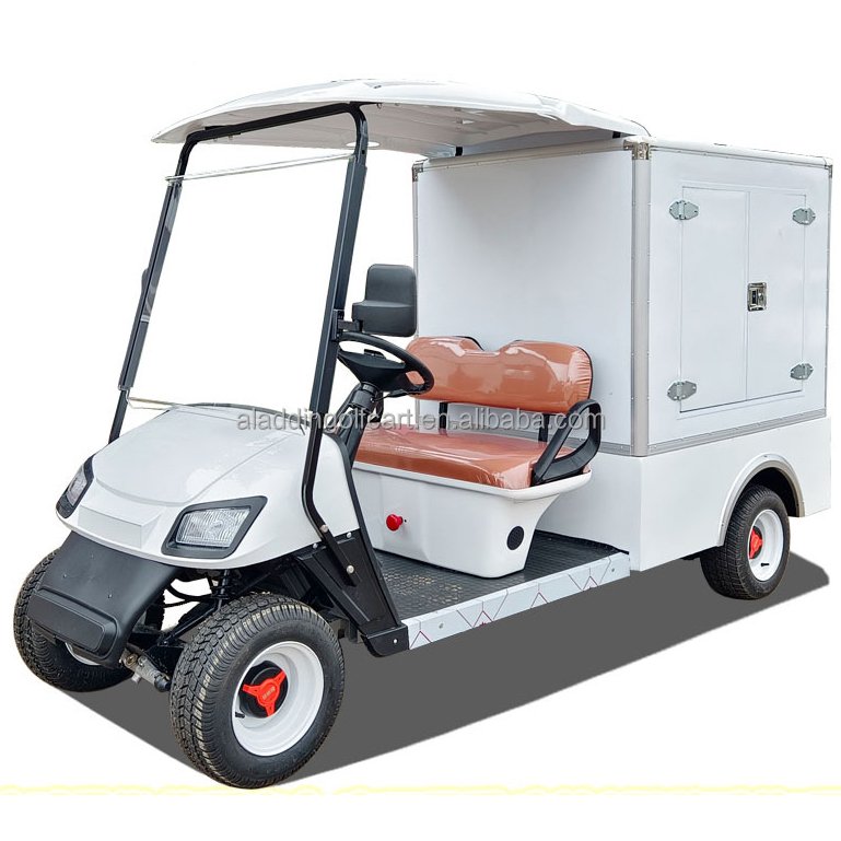 Utility Golf Cart 2 4 Seat With Aluminum With Cargo Box Electric Golf Utility Cart Buggy With Cargo Bed