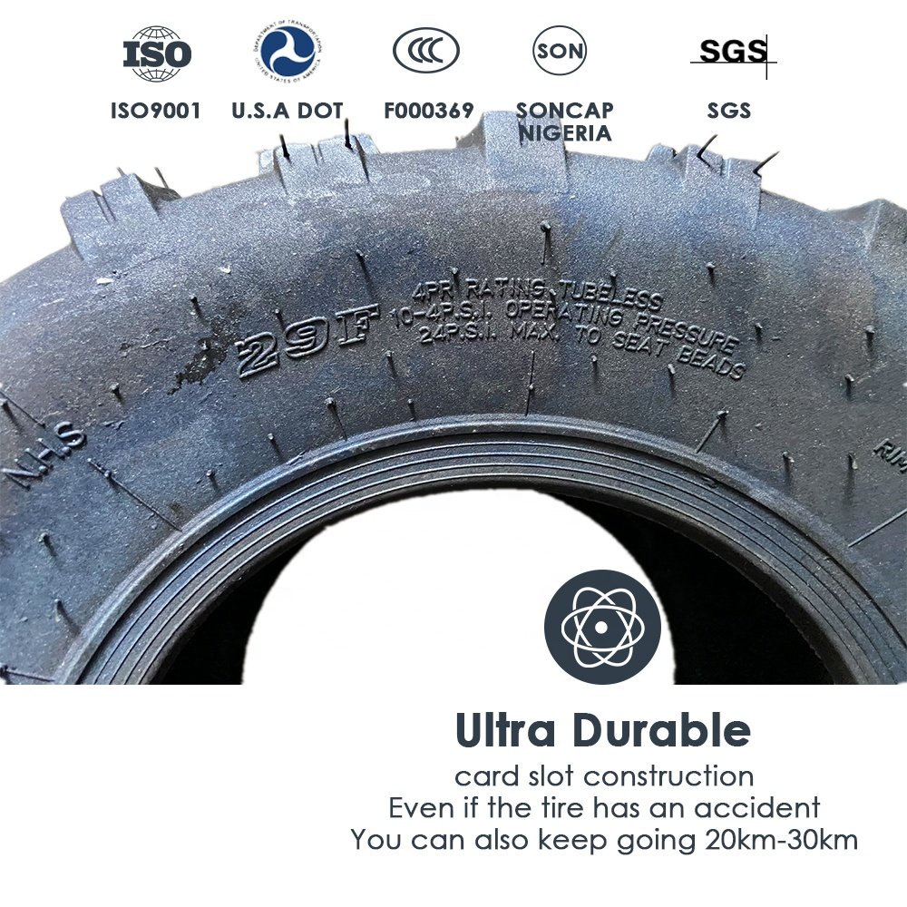 ATV Tyre Popular Design Natural Rubber 18X9.50- 8 18/9.5/8 UTV Tires