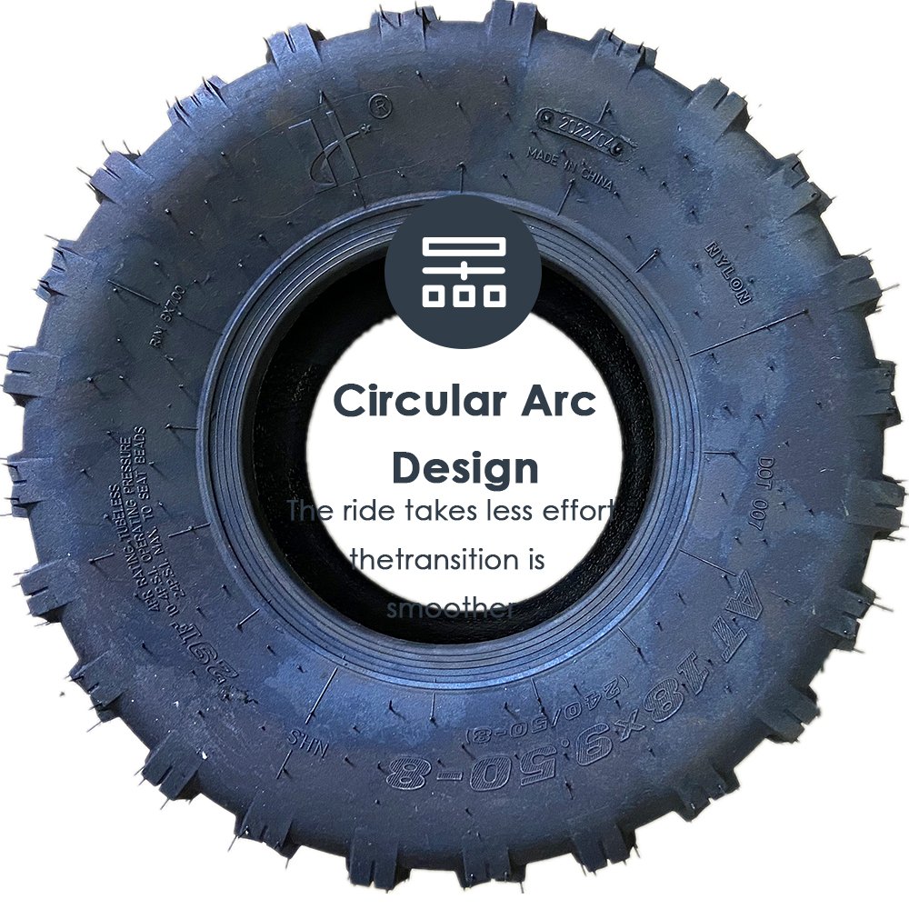 ATV Tyre Popular Design Natural Rubber 18X9.50- 8 18/9.5/8 UTV Tires