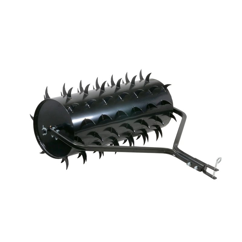 RCM Drum Spike Aerator with Pin Style Hitch and Lawn Roller Construction for Lawn ATV Spike Aerator