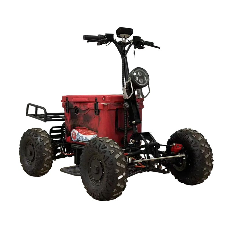 New Design 60V 1500W Brushless Electric Scooter Off-Road ATV UTV Go Kart with 16inch Riding Cooler Tire