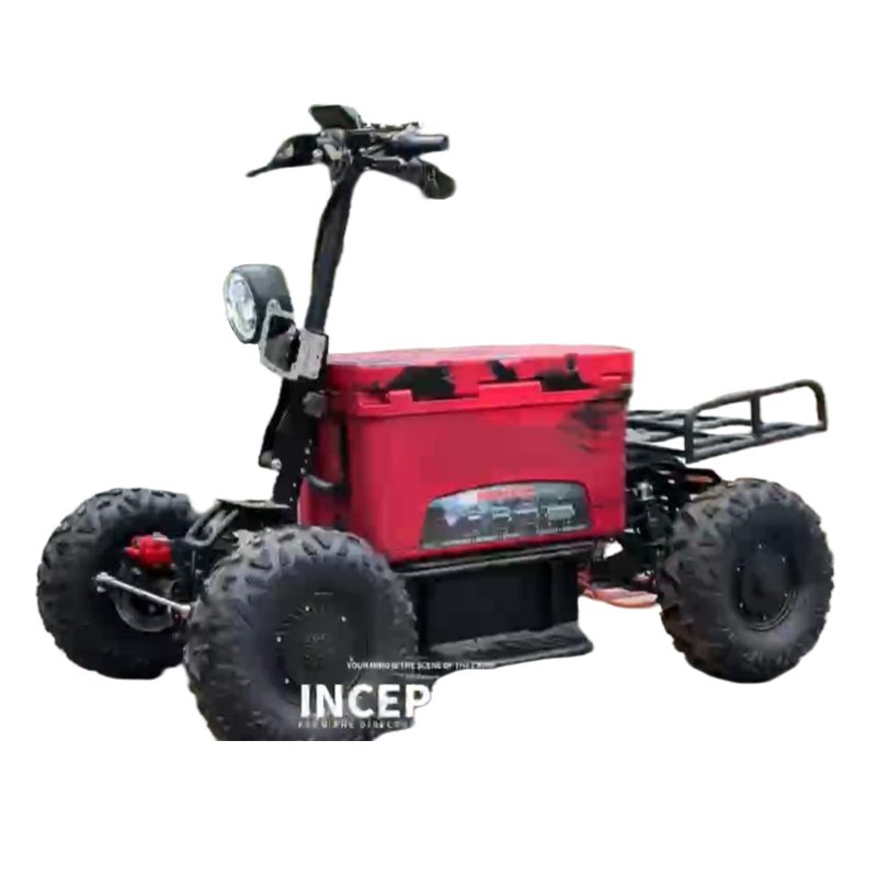 New Design 60V 1500W Brushless Electric Scooter Off-Road ATV UTV Go Kart with 16inch Riding Cooler Tire