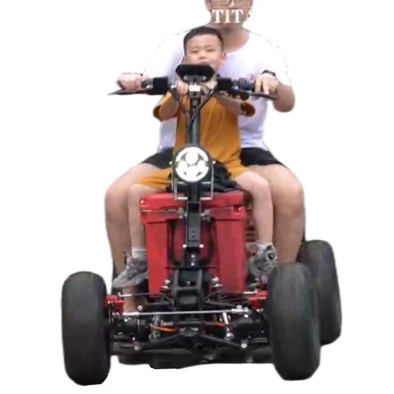 New Design 60V 1500W Brushless Electric Scooter Off-Road ATV UTV Go Kart with 16inch Riding Cooler Tire