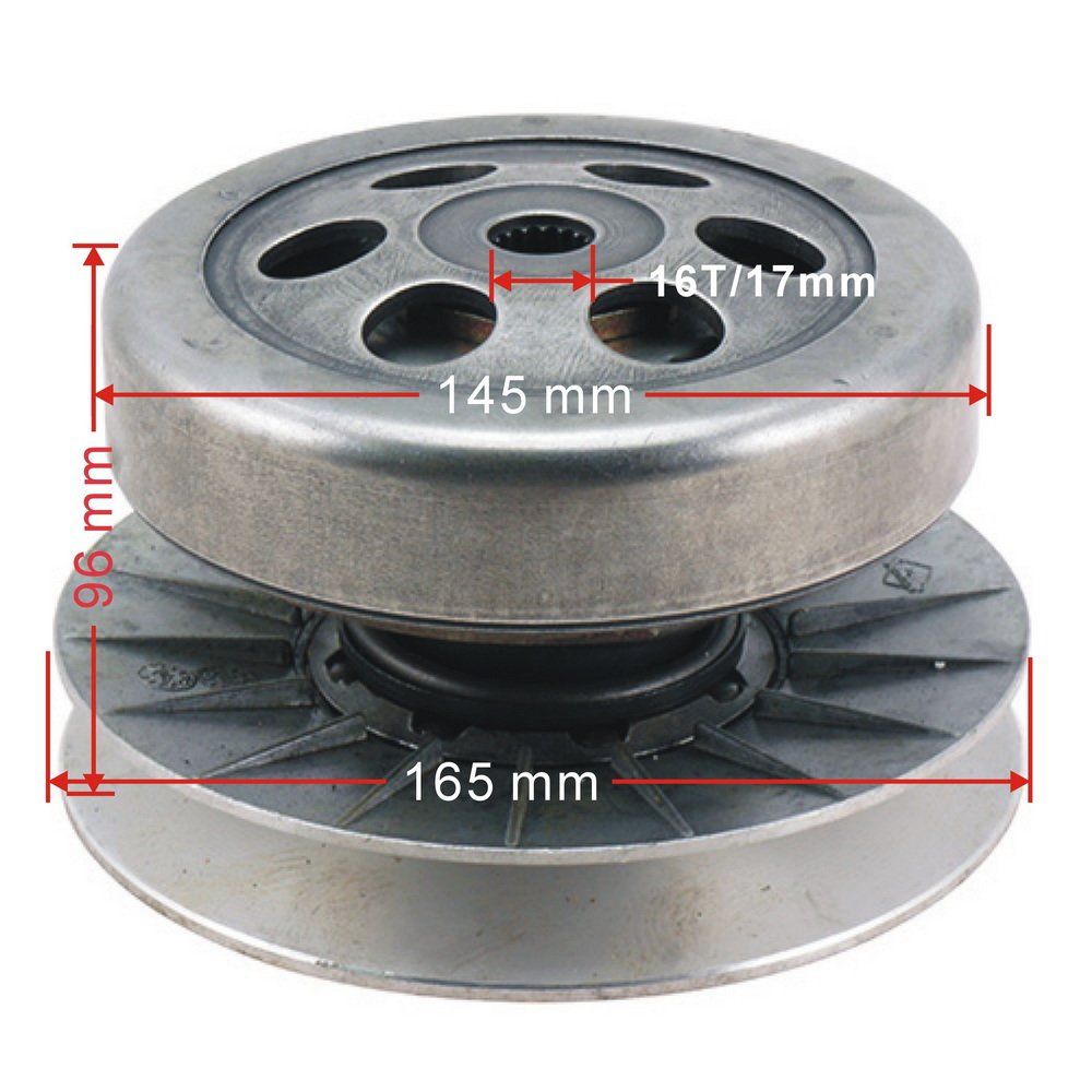 LINHAI YAMAHA 250 260 300 CVT Rear Clutch Pulley Assy YP250-5034 for Linhai Yamaha Keeway Jinlang Feishen Scooter ATV