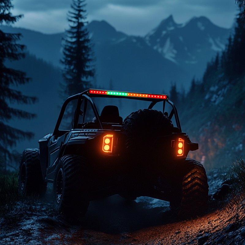 Chase LED bar RGB Universal Strobe Light 4x4 Off Road for ATV SUV Jeep Driving Led Running Light bar
