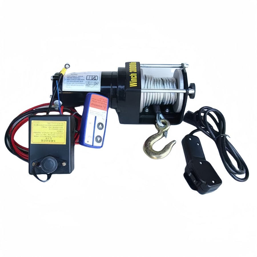 Mini Electric Winch 12v 3000lbs 4x4 Offroad Accessories Vehicle Electric Winch for ATV/UTV