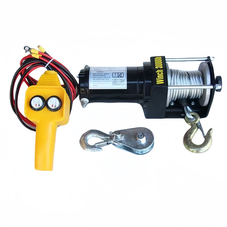 Mini Electric Winch 12v 3000lbs 4x4 Offroad Accessories Vehicle Electric Winch for ATV/UTV
