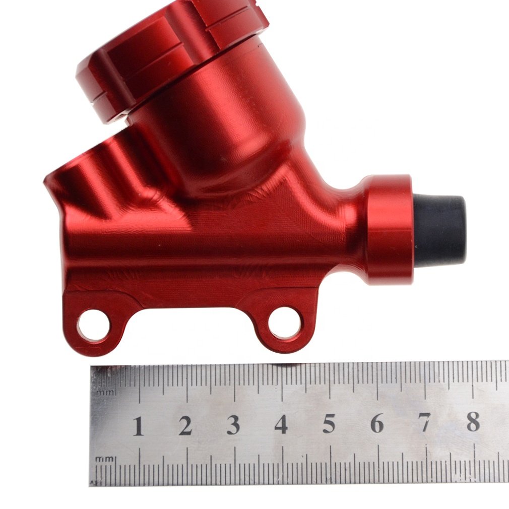 GOOFIT 40mm Rear Foot Brake Master Cylinder Hydraulic Brake Pump Replacement for Dirt Bike Pit Qua ATV