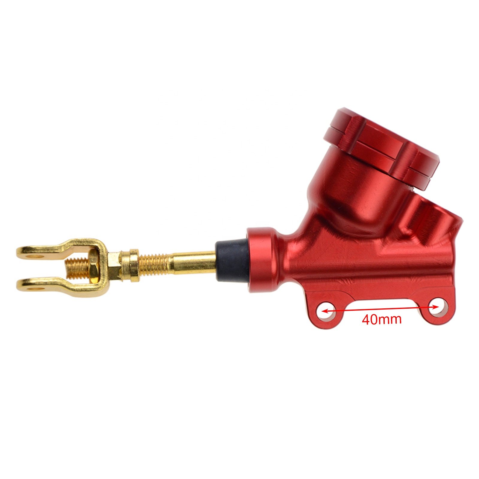 GOOFIT 40mm Rear Foot Brake Master Cylinder Hydraulic Brake Pump Replacement for Dirt Bike Pit Qua ATV