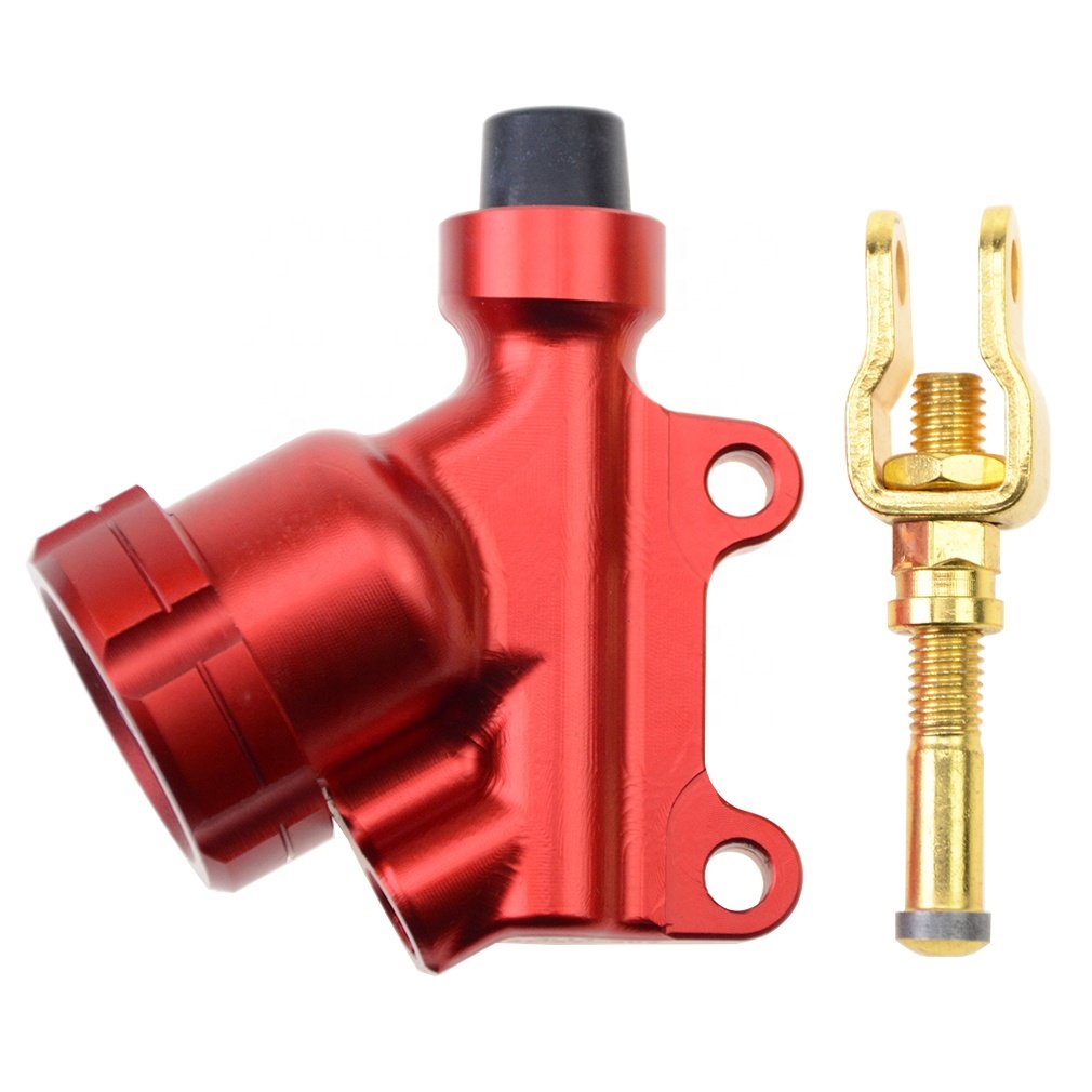 GOOFIT 40mm Rear Foot Brake Master Cylinder Hydraulic Brake Pump Replacement for Dirt Bike Pit Qua ATV