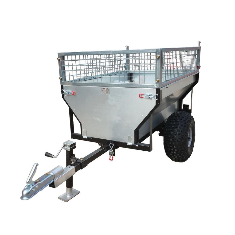 ATV-TB500 Garden Machinery Wood Transport Small Dump Trailers Trucks With Fence Made in China