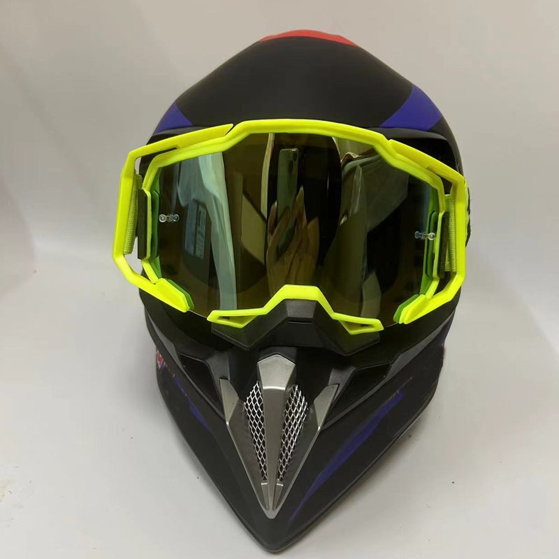 2024 Newest Tear Off Film Motocross Goggles Anti Uv Racing Dirt Bike MTB ATV Bmx Mx Moto Riding Goggles