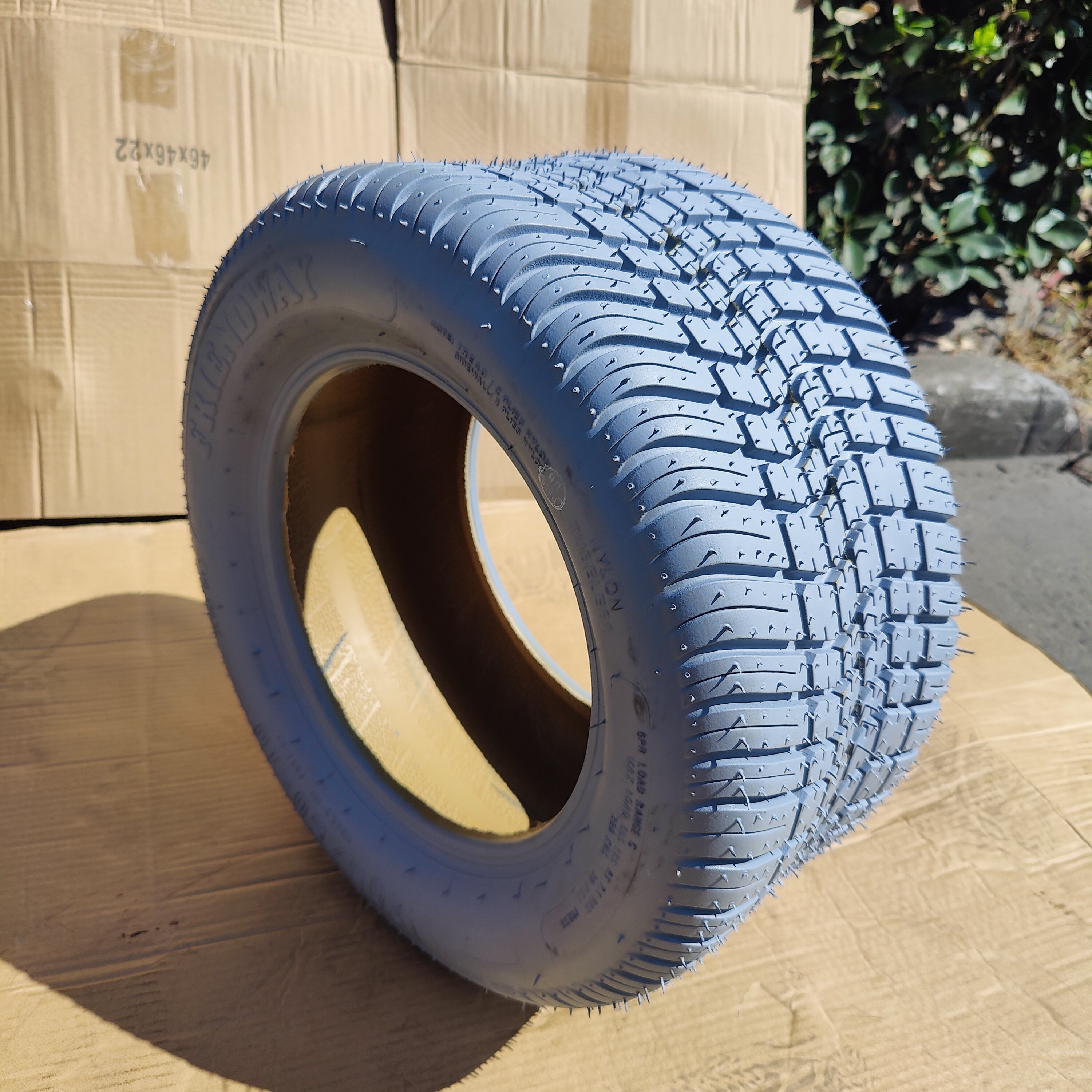 Tubeless Gray Golf Cart Tires 205/50-10 Dot Low Profile Street Tires 4 Ply Tubeless ATV UTV Cart Tires