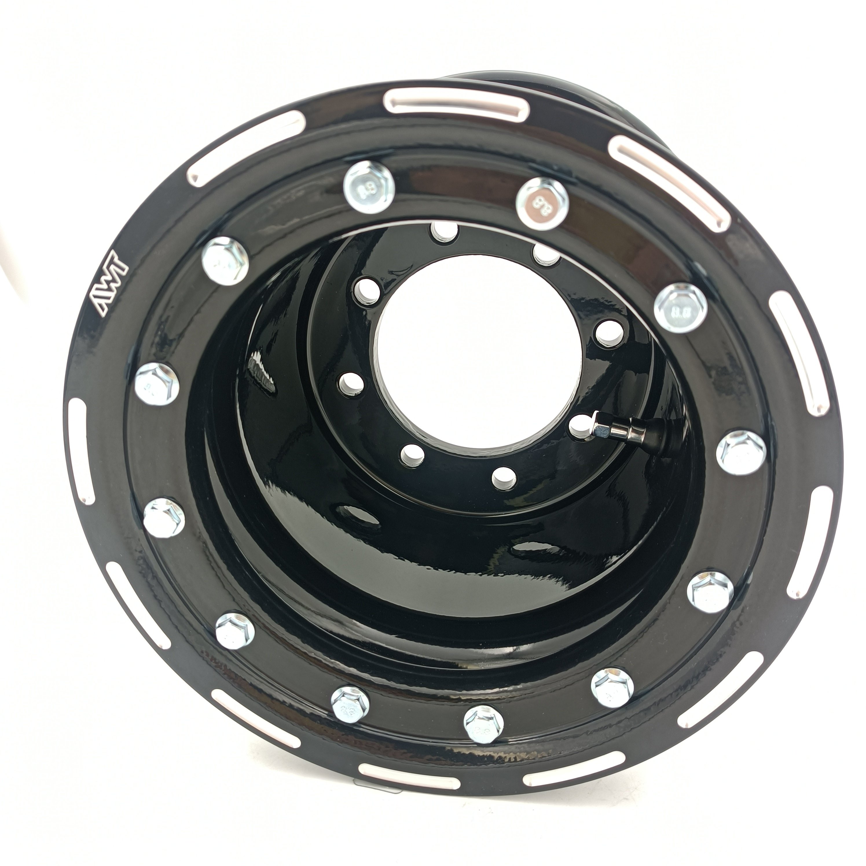 Quad Bike YFZ450 450R TRX 450r 400ex 505sx 8X8 3+5 4 110 115 Beadlock Wheel Rims With Milled AWT Ring
