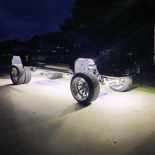 Factory Direct Price Hot 5 Row Pure White LED Truck Light System Led Wheel Light for Truck Auto ATV RZR Car