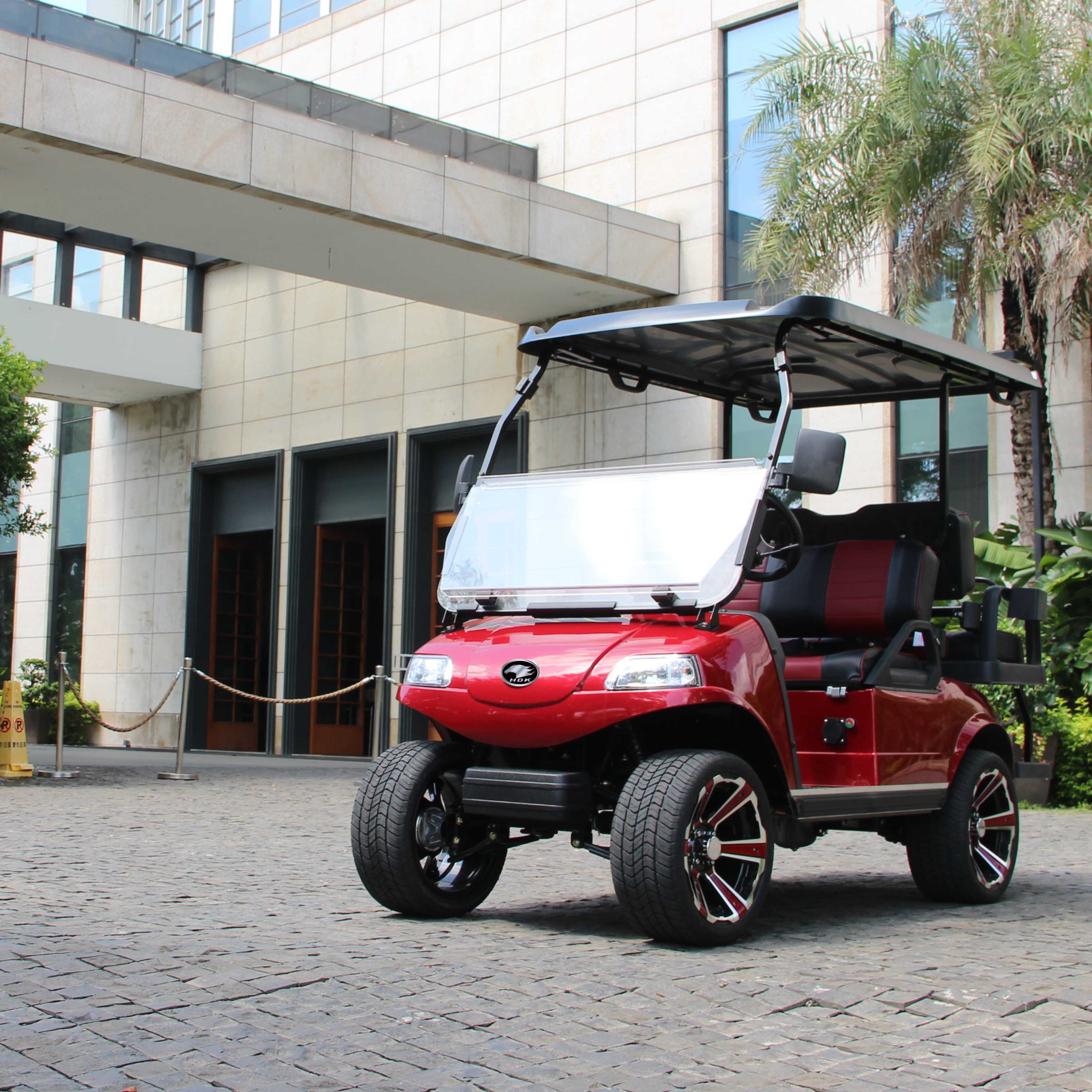 HDK EVOLUTION 4 Seater Wholesale Scooters Motocaddy Golf Club Gator 4x4 Wedding Car for Adults 48V 72V Golf Cart