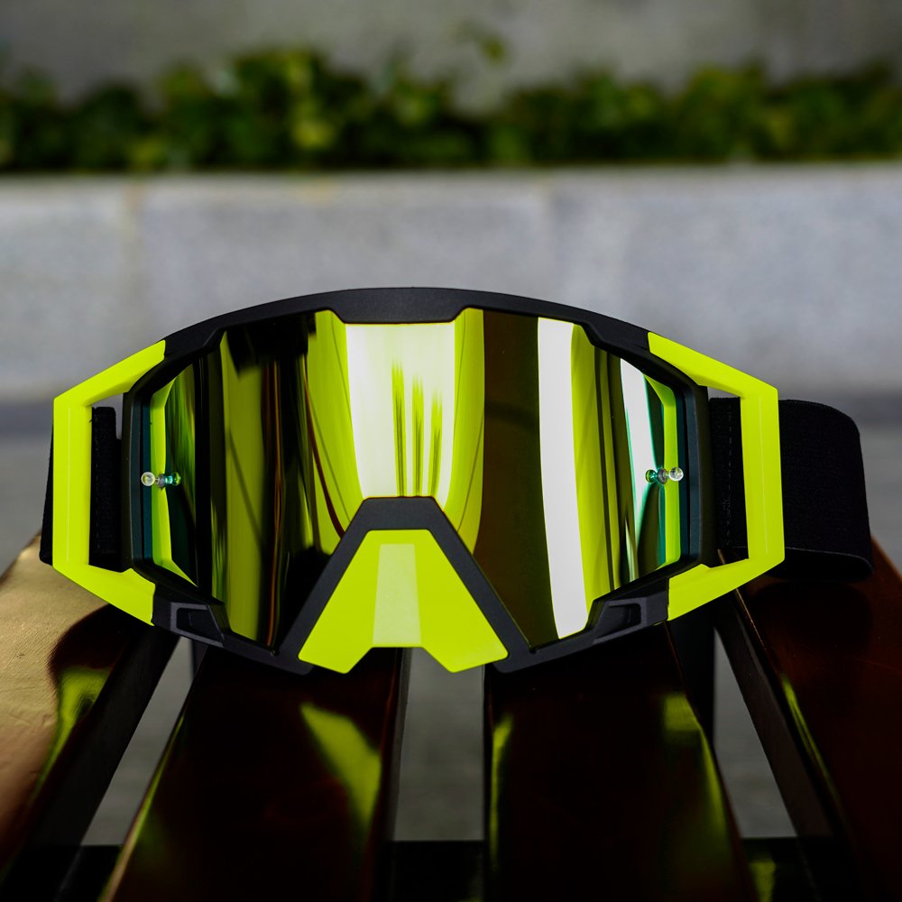 Anti-Fog Motorcycle Goggles UV400 TPU Frame for Off-Road Dirt Bike Motocross and ATV Riding Protection
