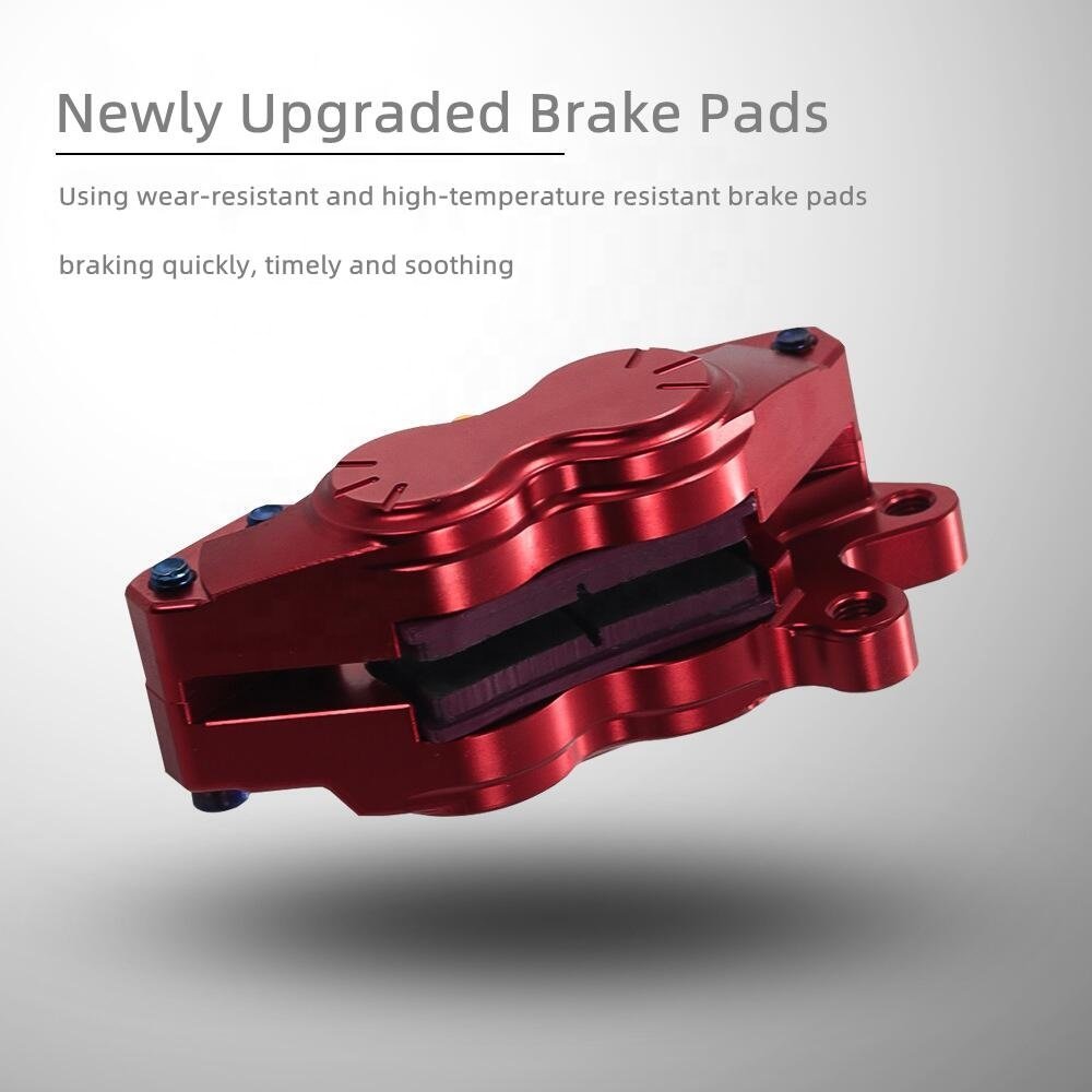 New Style 4 Piston Customization Alu Universal Motorcycle Motocross Bicycle -Right Brake Calipers Front Cylinder Brake Pump