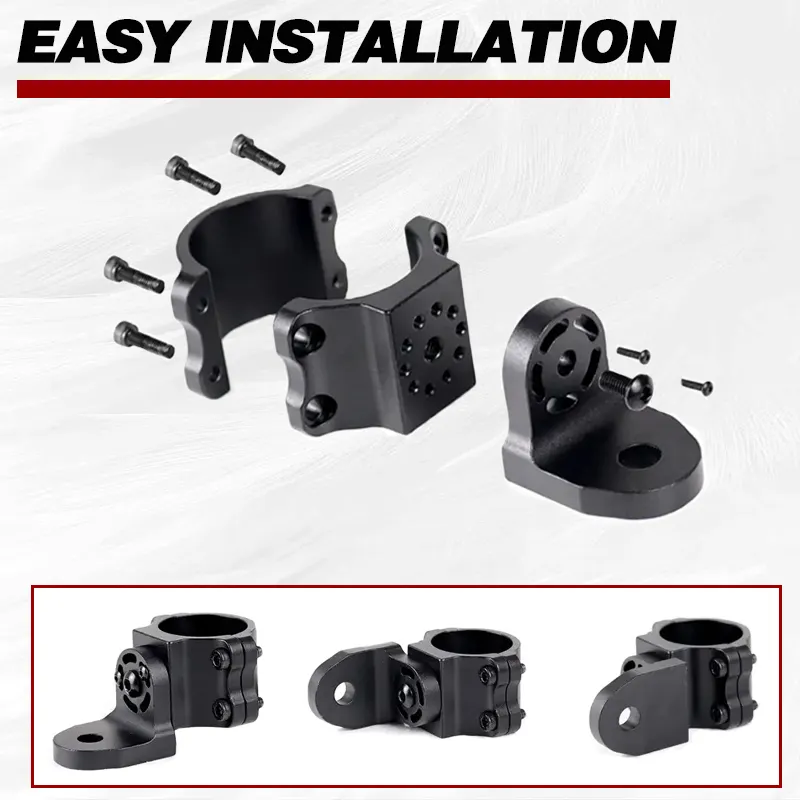 1.75-2inch Aluminum Flag Mount Whip Light Clamp UTV Flag Mount Whip Light Mounting Bracket for ATV RZR Can Am UTV