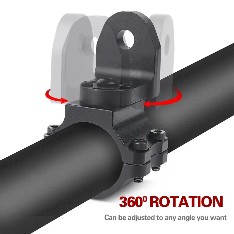 1.75-2inch Aluminum Flag Mount Whip Light Clamp UTV Flag Mount Whip Light Mounting Bracket for ATV RZR Can Am UTV